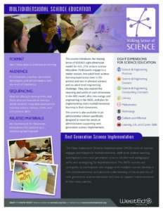 NGSI Multidimensional Science Education