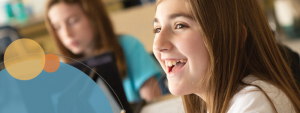 students happily engaged in learning blog banner