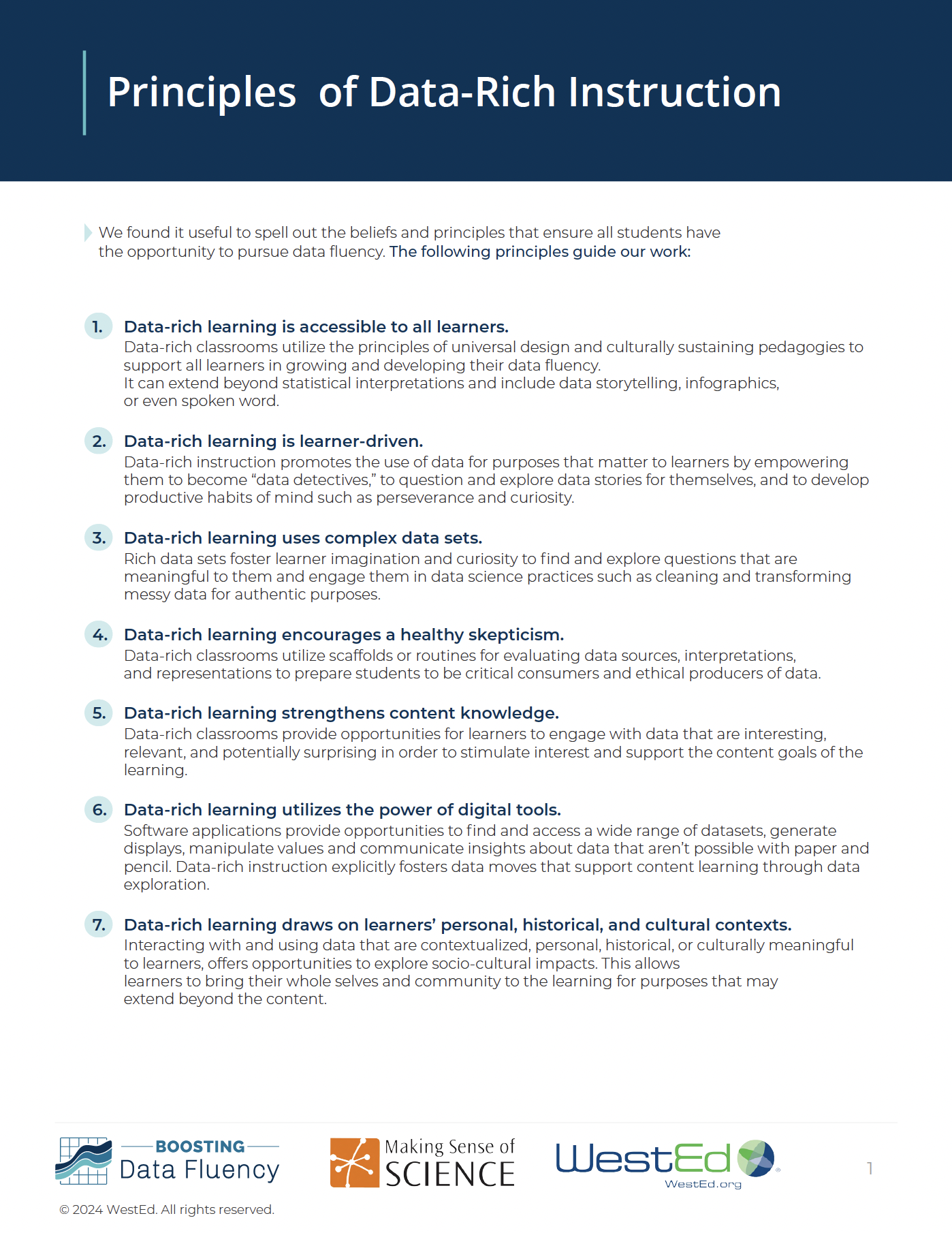 Principles of Data Rich Instruction PDF resource preview